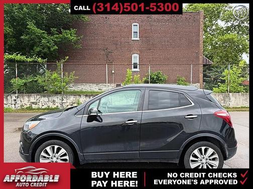 Ebony Twilight Metallic 2018 Buick Encore Preferred