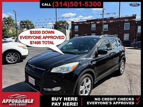 Tuxedo Black Metallic 2014 Ford Escape SE
