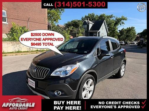 Carbon Black Metallic/Dark Argent Metallic 2016 Buick Encore Convenience