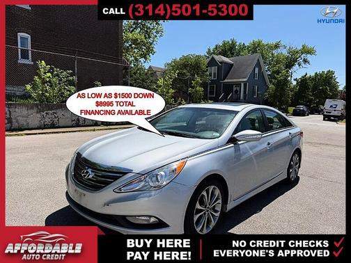 Silver 2014 Hyundai SONATA SE 2.0T