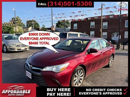 Ruby Flare Pearl 2016 Toyota Camry XLE