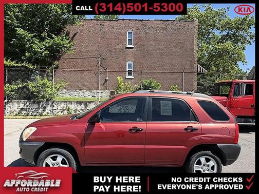 Volcanic Red 2008 Kia Sportage LX