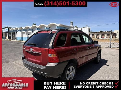 Volcanic Red 2008 Kia Sportage LX