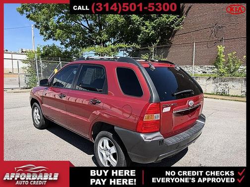 Volcanic Red 2008 Kia Sportage LX