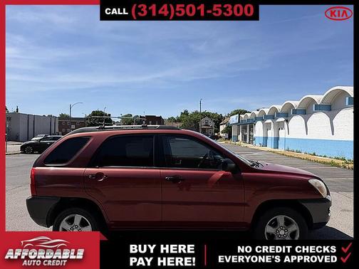 Volcanic Red 2008 Kia Sportage LX