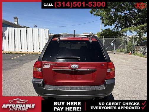 Volcanic Red 2008 Kia Sportage LX