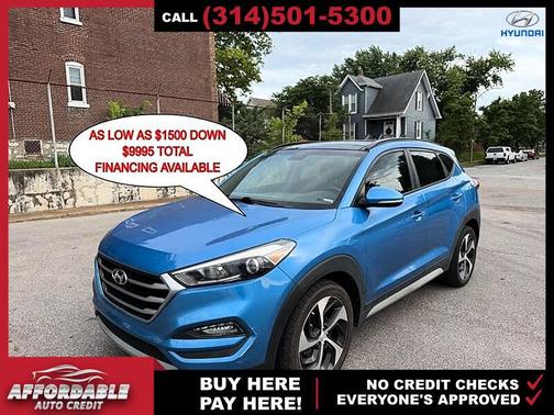 Caribbean Blue 2017 Hyundai TUCSON Value