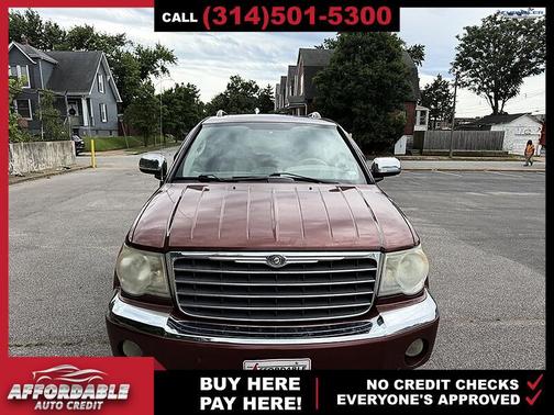 Burgundy 2008 Chrysler Aspen Limited