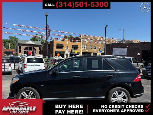 Black 2012 Mercedes-Benz M-Class 4MATIC