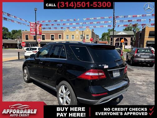 Black 2012 Mercedes-Benz M-Class 4MATIC