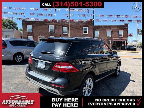 Black 2012 Mercedes-Benz M-Class 4MATIC