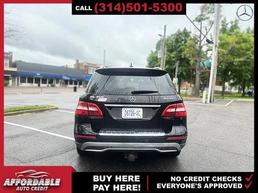 Black 2012 Mercedes-Benz M-Class 4MATIC