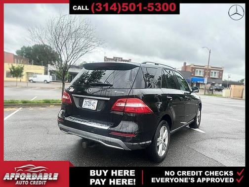 Black 2012 Mercedes-Benz M-Class 4MATIC