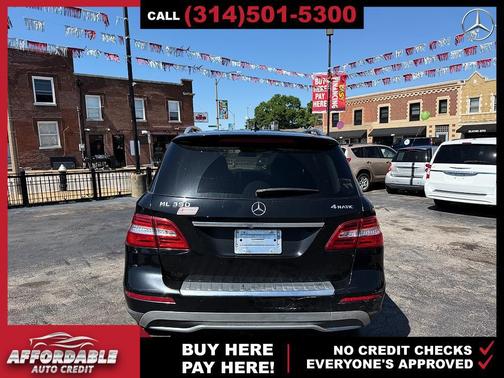 Black 2012 Mercedes-Benz M-Class 4MATIC
