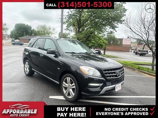 Black 2012 Mercedes-Benz M-Class 4MATIC