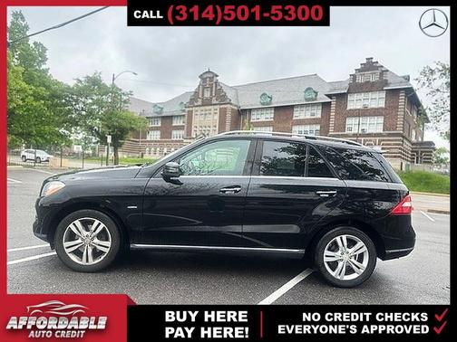 Black 2012 Mercedes-Benz M-Class 4MATIC