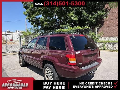 Burgundy 2003 Jeep Grand Cherokee Limited