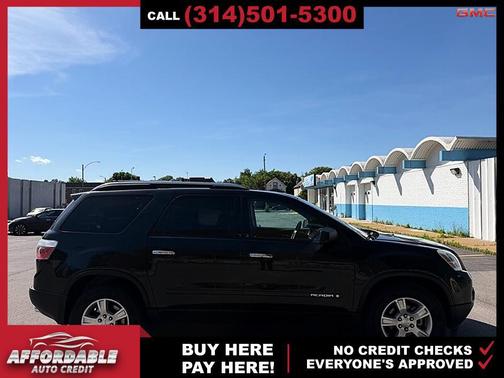 Carbon Black Metallic 2008 GMC Acadia SLE-1