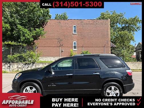 Carbon Black Metallic 2008 GMC Acadia SLE-1