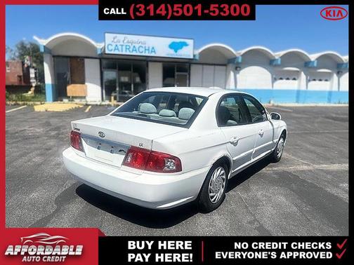 Pearl White 2004 Kia Optima LX