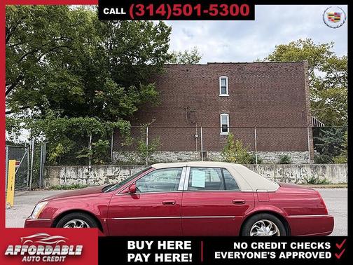 Black Cherry 2008 Cadillac DTS Base