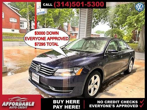 Night Blue Metallic 2013 Volkswagen Passat 2.5 SE