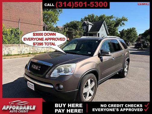 Medium Brown Metallic 2012 GMC Acadia SLT-1