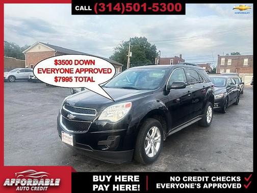 Black 2015 Chevrolet Equinox 1LT