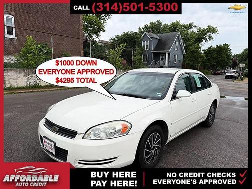 White 2007 Chevrolet Impala LS