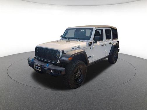 Bright White Clearcoat 2024 Jeep Wrangler 4xe Willys