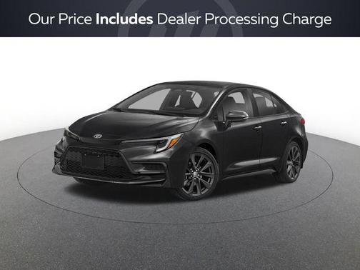 Midnight Black Metallic 2026 Toyota Corolla SE