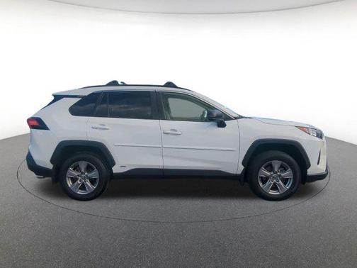 White 2022 Toyota RAV4 Hybrid LE