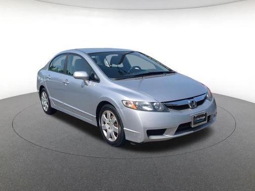 Alabaster Silver Metallic 2009 Honda Civic LX