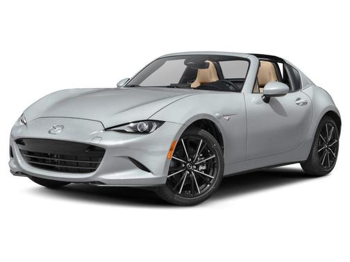 Gray Metallic 2025 Mazda MX-5 Miata RF Grand Touring