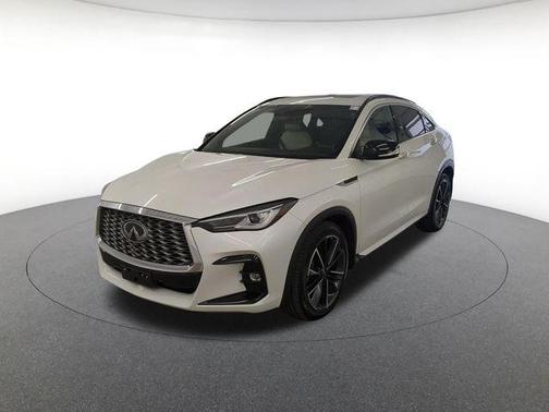 Radiant White 2023 INFINITI QX55 LUXE