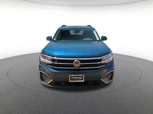 Blue Metallic 2021 Volkswagen Atlas 3.6L SE w/Technology