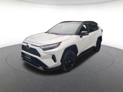 Midnight Black Metallic 2025 Toyota RAV4 Hybrid SE