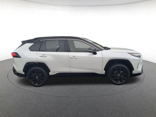 Midnight Black Metallic 2025 Toyota RAV4 Hybrid SE