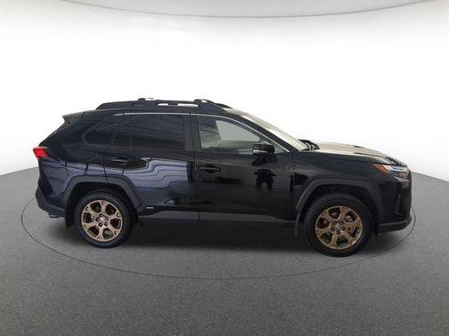 Midnight Black Metallic 2025 Toyota RAV4 Hybrid Woodland Edition