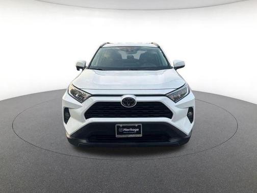 Super White 2021 Toyota RAV4 XLE