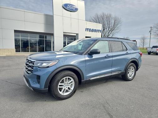 Vapor Blue 2025 Ford Explorer Active