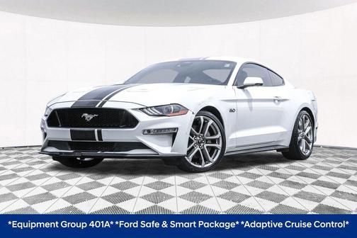 Oxford White 2022 Ford Mustang GT Premium