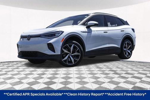 Opal White 2023 Volkswagen ID.4 AWD Pro S
