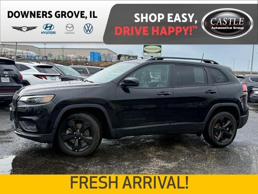 Diamond Black Crystal Pearlcoat 2019 Jeep Cherokee Altitude