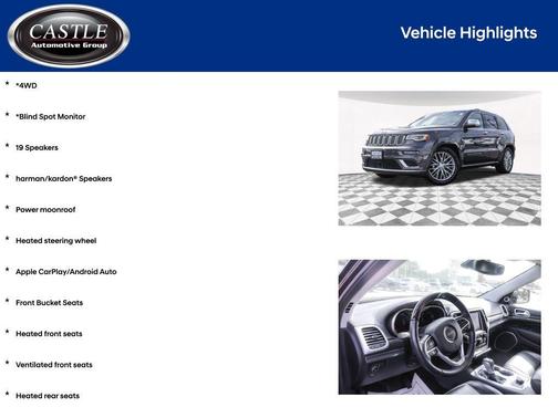 Granite Crystal Metallic Clearcoat 2018 Jeep Grand Cherokee Summit
