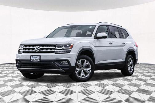 Pure White 2018 Volkswagen Atlas 3.6L SE