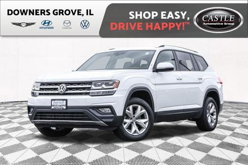 Pure White 2018 Volkswagen Atlas 3.6L SE