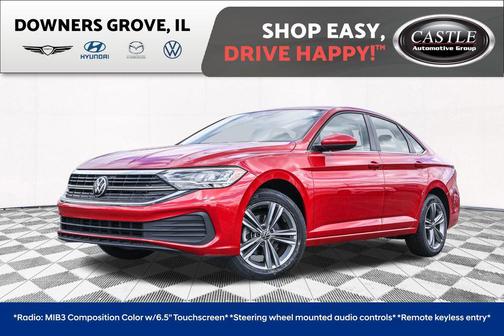 Kings Red Metallic 2023 Volkswagen Jetta 1.5T SE