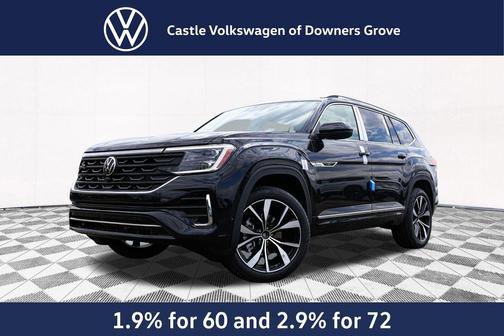 Deep Black Pearl 2026 Volkswagen Atlas 2.0T SEL Premium R-Line 4MOTION