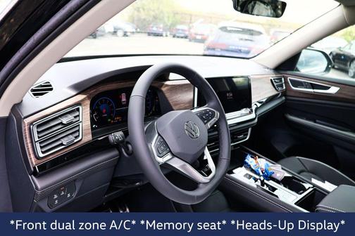 Deep Black Pearl 2026 Volkswagen Atlas 2.0T SEL Premium R-Line 4MOTION
